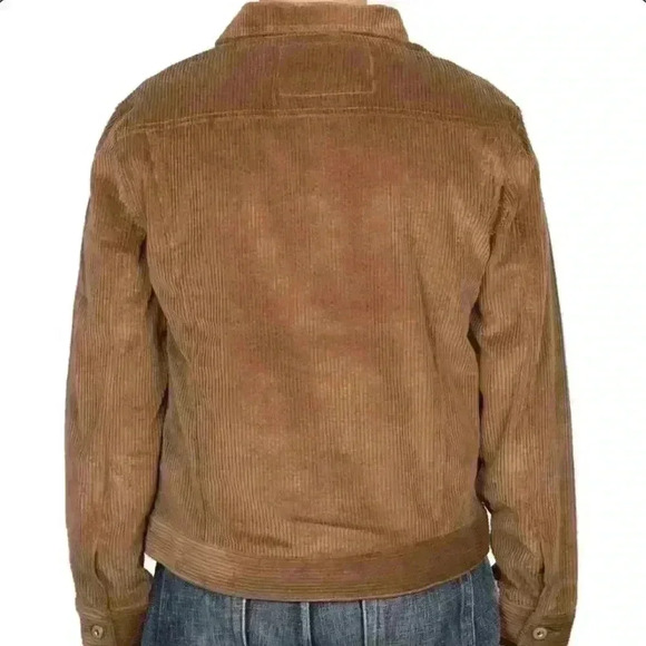 Naked & Famous Seesucker Corduroy Brown Jacket - XS - Picture 5 of 10